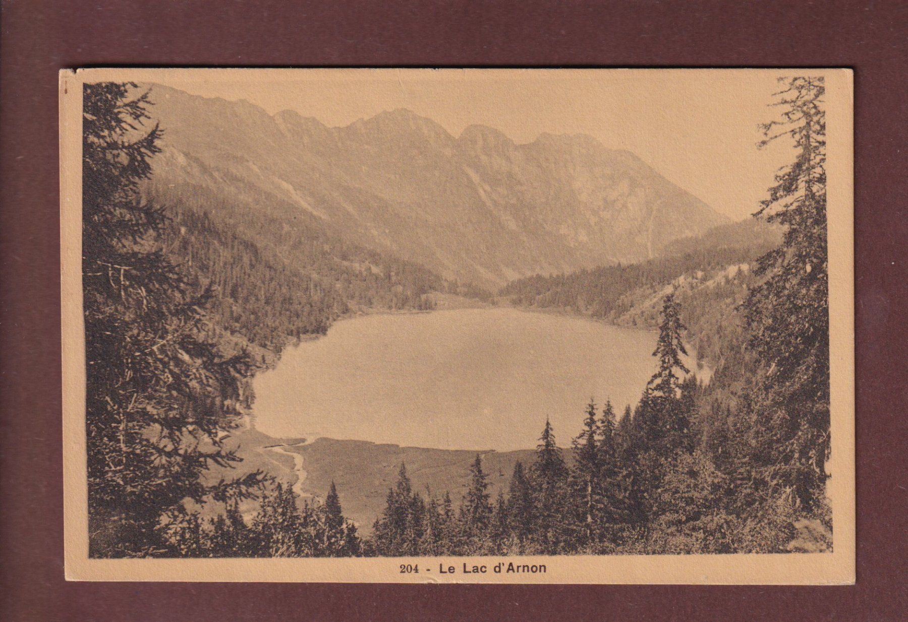 Ansichtskarten: LAC D'ARNON – Gebraucht aus Pully von nicecards-shop