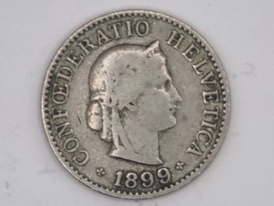 Tutti le monete: 5 rappen 1899 Seltene Jahre – Usato da Bure venduto da chap981