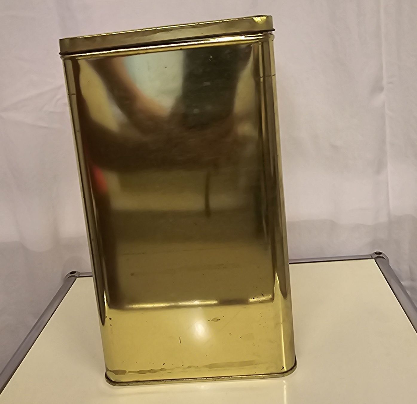 Zuccheriere: Vintage Blechdose in Gold – Usato da Zürich venduto da Bobesfee 3