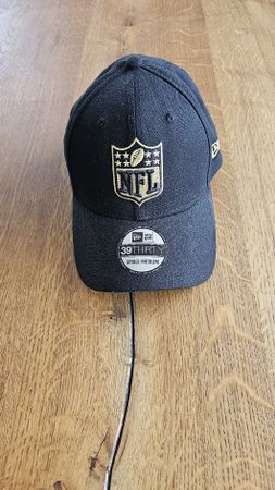 NFL Cap New Era 39THIRTY Schwarz/Gold, Grösse S/M Top!