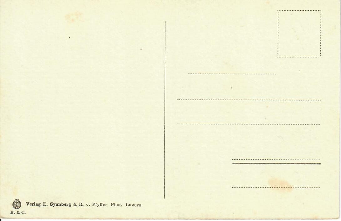 Cartoline postali: Luzern Rössligasse – Usato da Hochdorf venduto da Ziegel-16 1