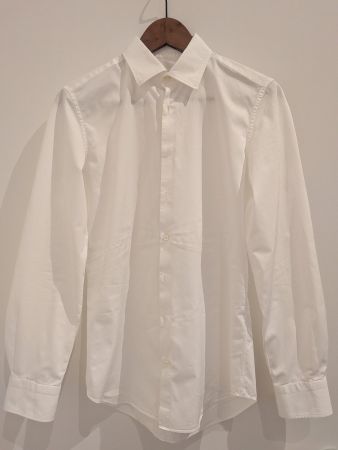 Chemise blanche Emanuele Maffeis slim 100% coton
