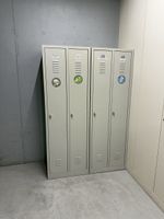 Schliessfachschrank Metall grau 3Stk. Zweier