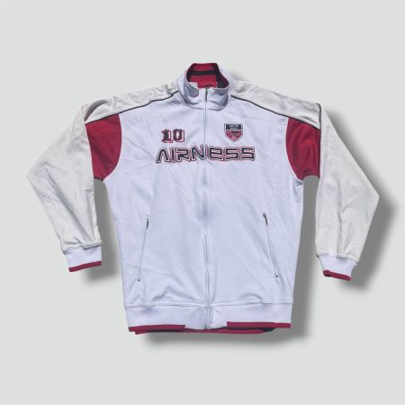 Airness Allstars white streetwear track jacket (nike puma)