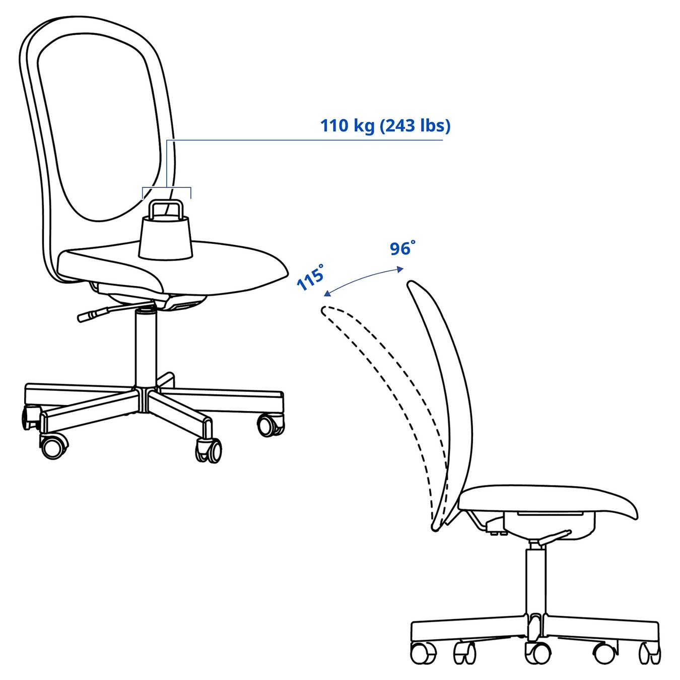 Stühle: IKEA FLINTAN Drehstuhl, schwarz NEU/OVP 10489028 – Neu und originalverpackt aus Pratteln von IKEA_Pratteln 8