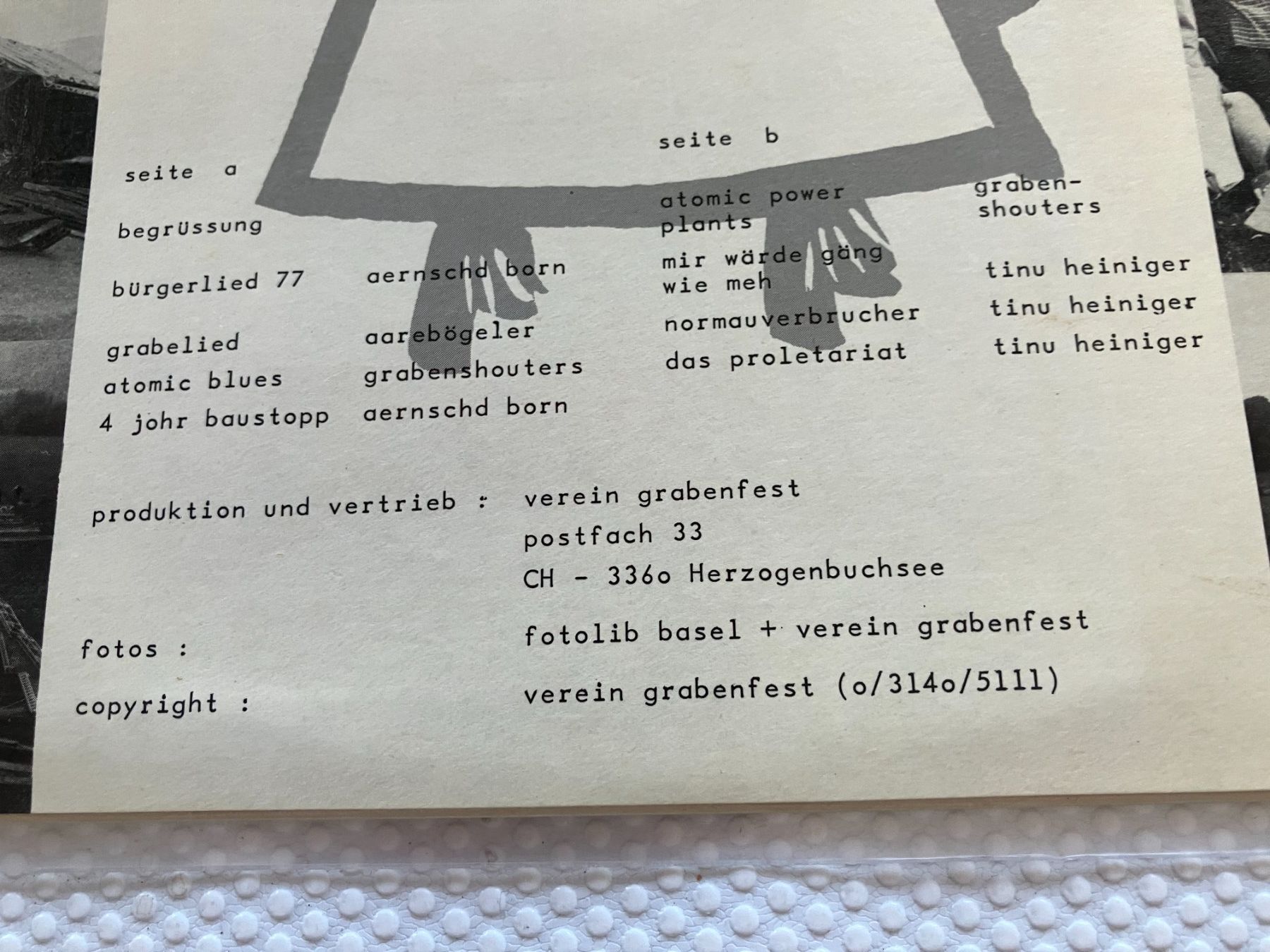 Dischi in vinile: Graben-Fest – Usato da Aarwangen venduto da Jukebox3 3