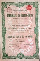 Cie. Générale de Tramways de Buenos-Ayres SA - 1907