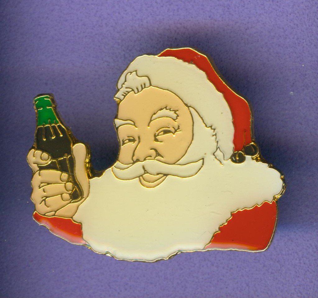 Coca-Cola Placchette & Badge: Coca Cola  SANTA CLAUS – Usato da Winterthur venduto da Sammleroase