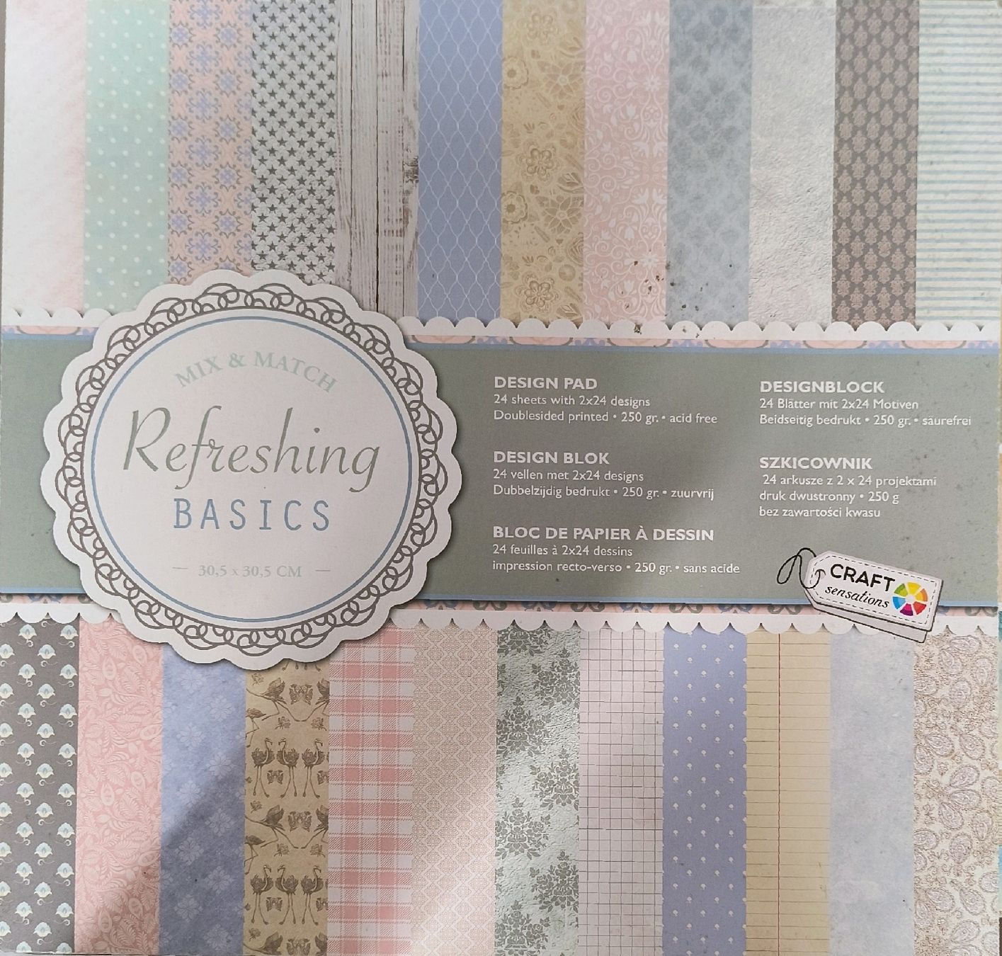 Carta: Designpapier Blöcke Scrapbooking Basteln Papier – Nuovo (secondo la descrizione) da Würenlingen venduto da Striga 2