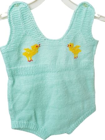 Baby Overall Strampler Vintage