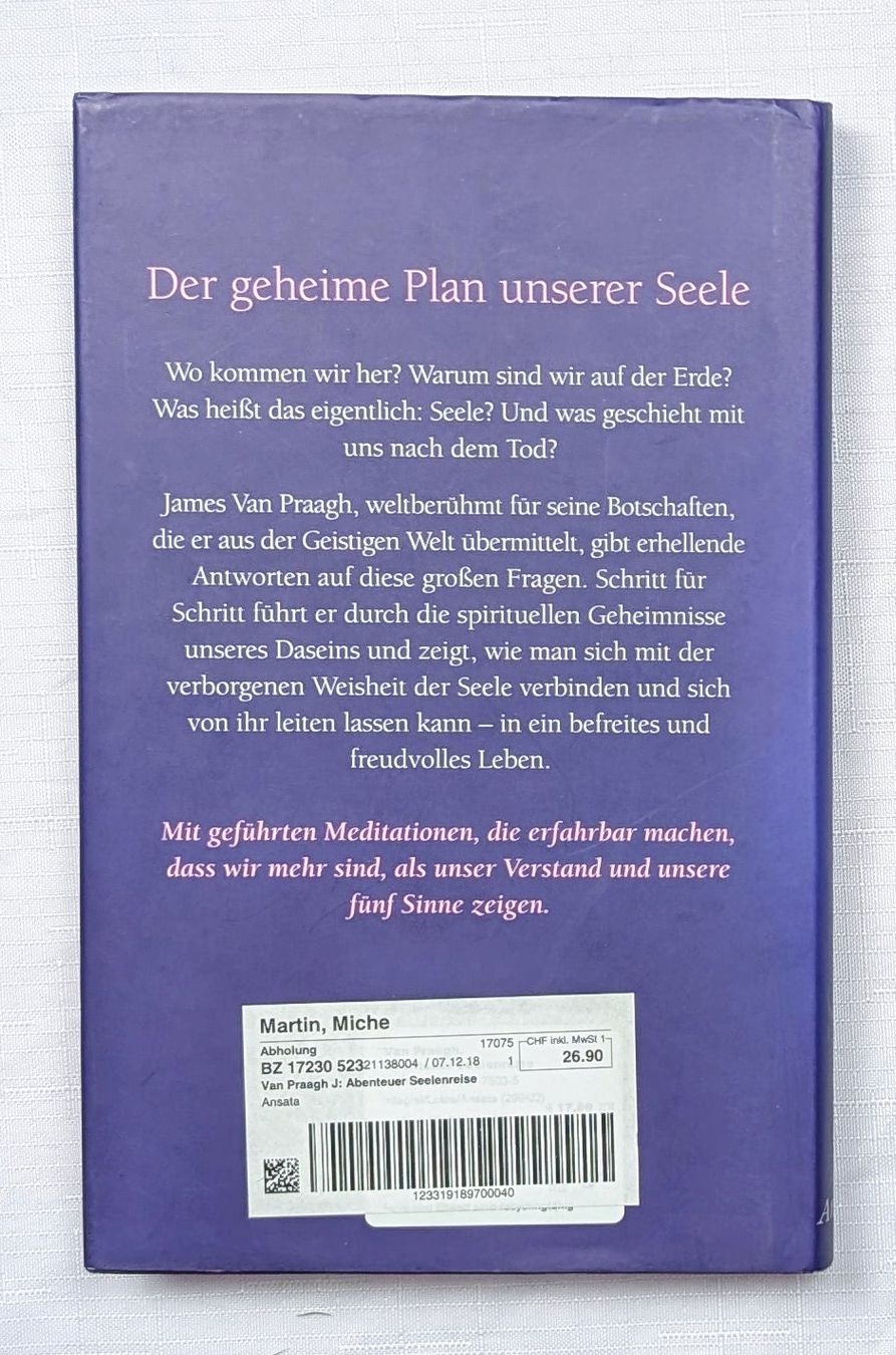 Libri: Abenteuer Seelenreise - James Van Praagh – Nuovo (secondo la descrizione) da Wängi venduto da ABIZONE-86 1