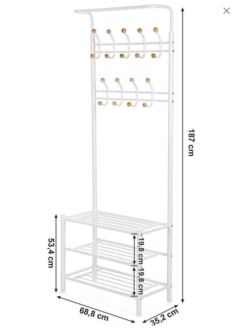Garderobe: Songmics Milo Garderobe – Gebraucht aus Romanshorn von JessiO 1