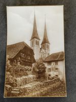 Echt Gaberell Photo Karte / Luzern - Hofkirche ca. 1930