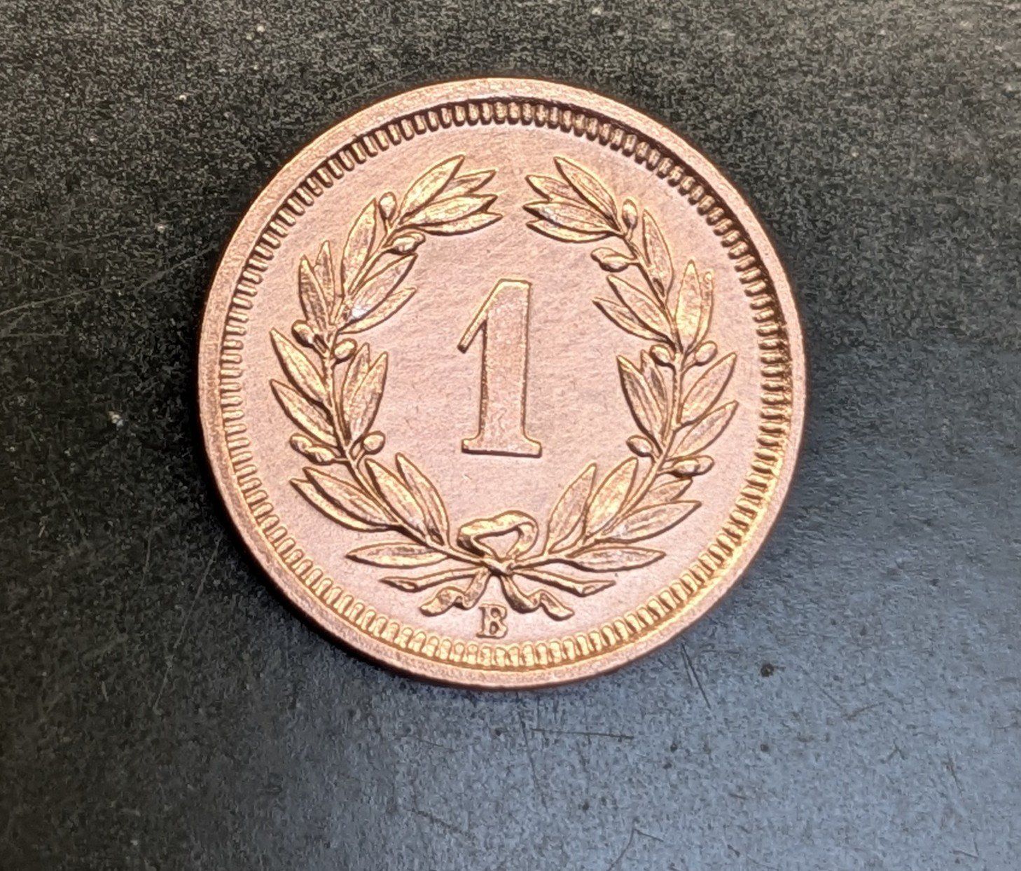 Alle Münzen: 1 Rappen 1926 (Bronze) – Gebraucht aus Zetzwil von Spitz70 1