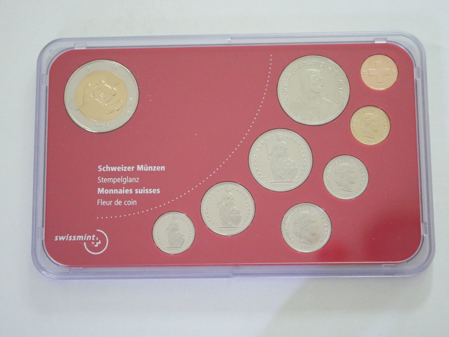 Tutti le monete: Schweizer Baby Münzsatz 2003 stgl ***TOP*** – Nuovo e nell'imballaggio originale da Kreuzlingen venduto da Samson01 1