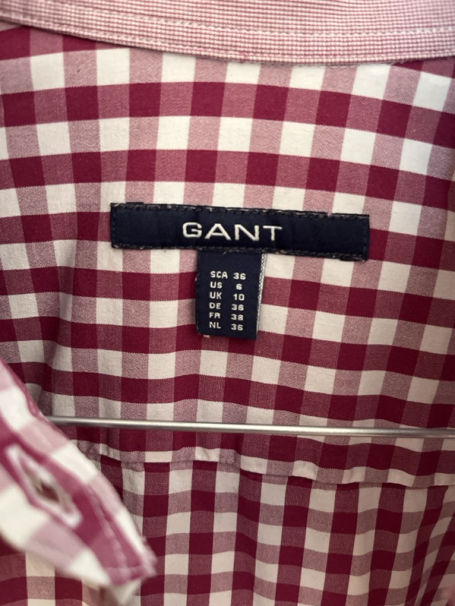Gant Camicette: GANT checkered shirt, size 36, perfect for spring! – Usato da Basel venduto da Corinna58 1
