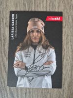 Autogrammkarte Larissa Gasser Originalunterschrift