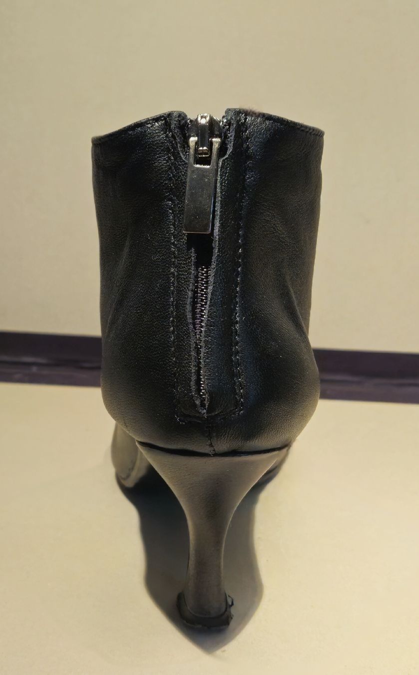 Scarpe da donna: Tronchetti GISÉL MOIRÉ pelle nera 36 – Nuovo (secondo la descrizione) da Stabio venduto da boss123456789 3