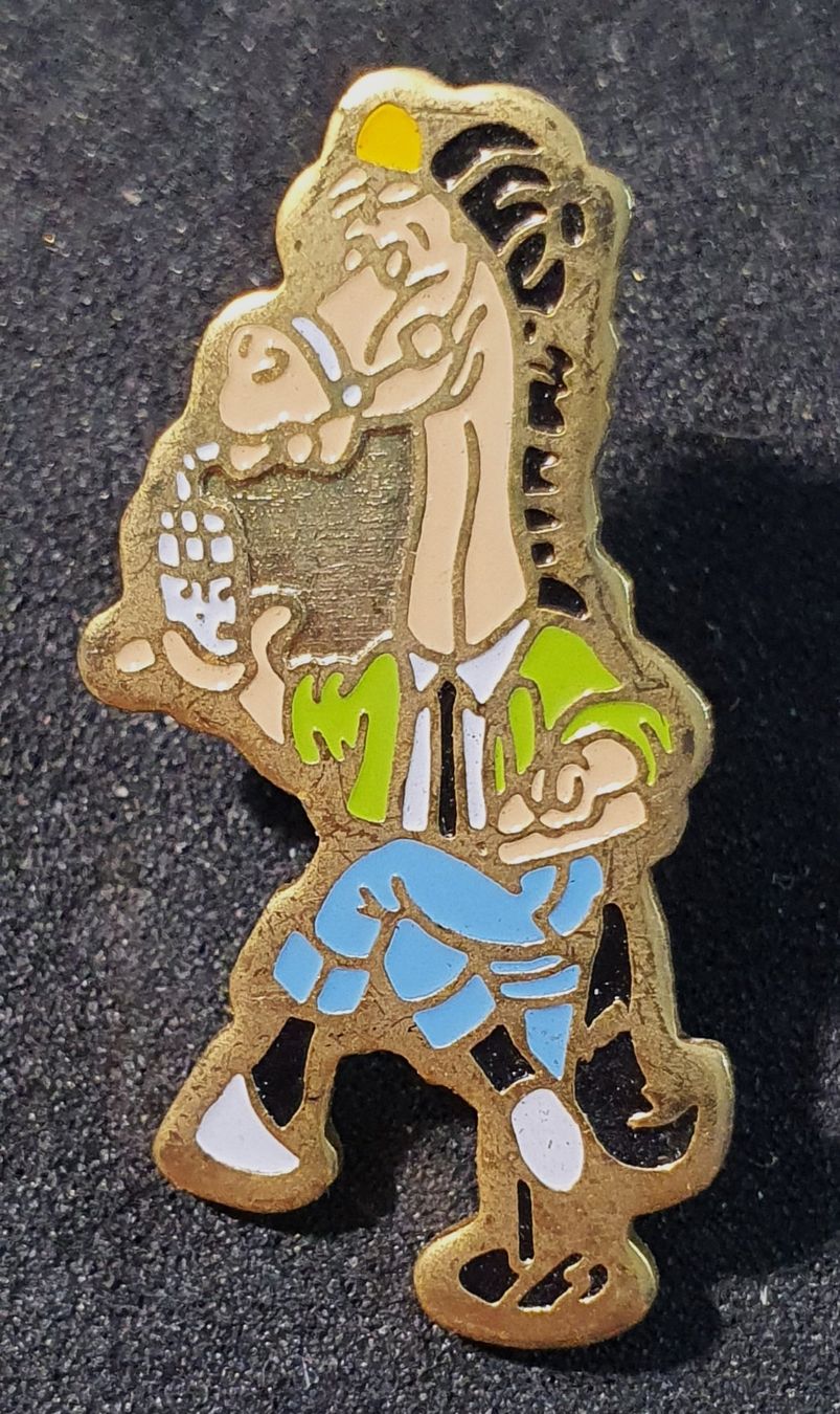 Placchette & Badge: BB421 - Pin Comic Pferd – Usato da Reinach BL venduto da Boston-Verkauf