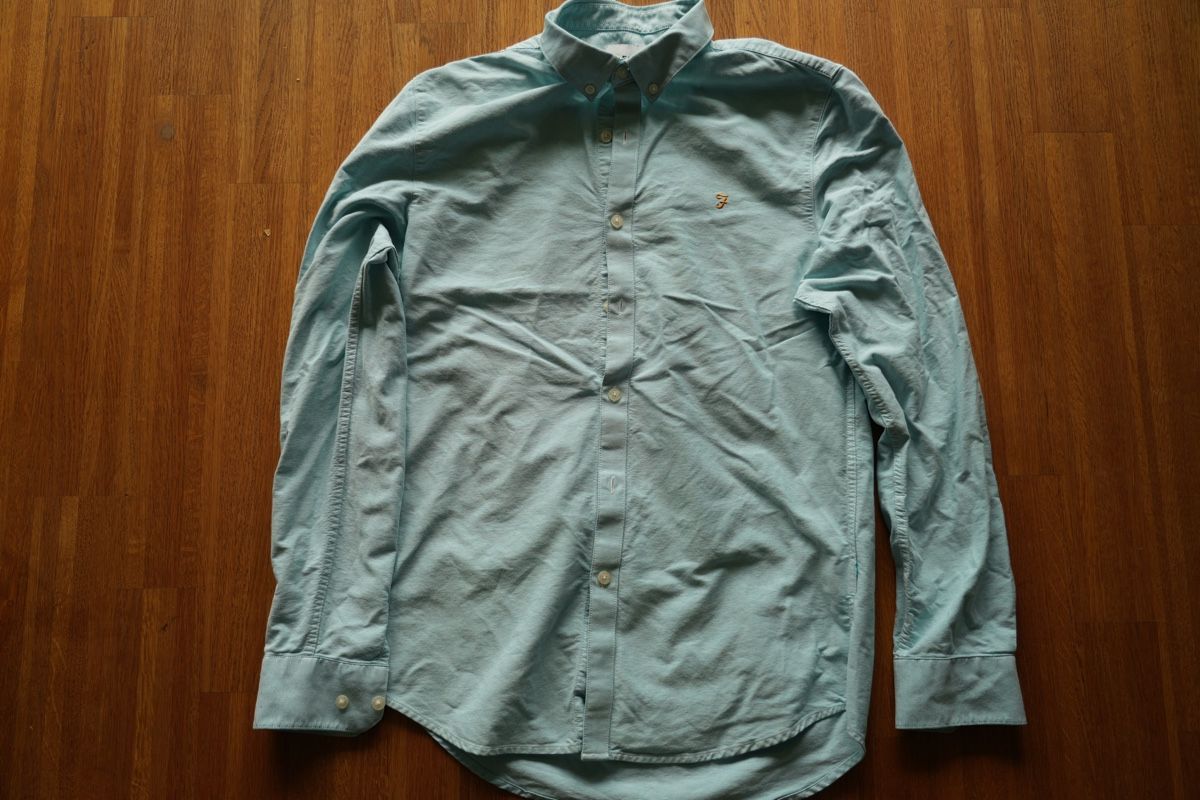 Camicie: Farah Hemd Hellblau Slim Fit S – Usato da Zürich venduto da cmono 1