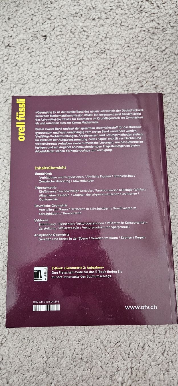 Libri: Geometrie 2 – Usato da St. Moritz venduto da Mirko66 1