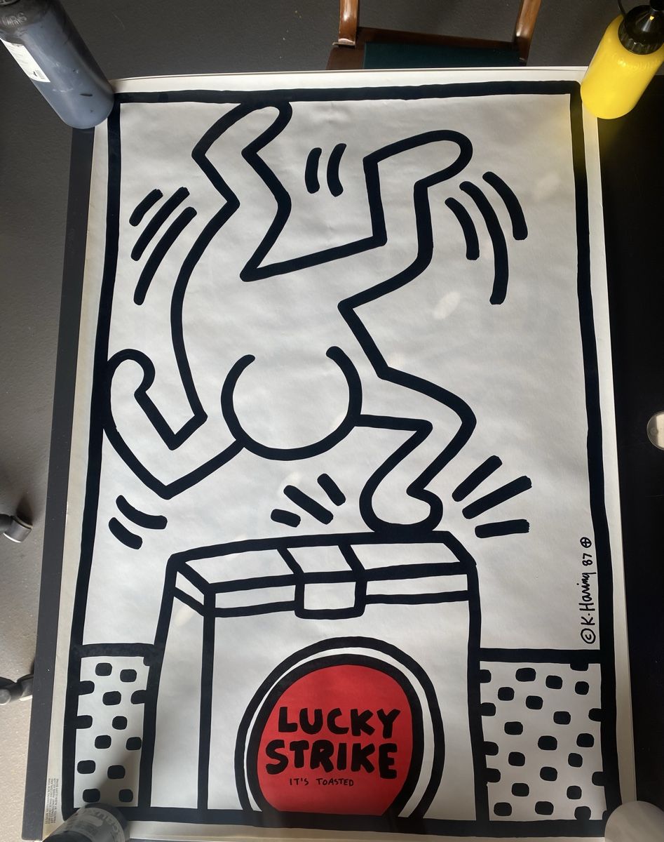 Posters & Illustrations: Affiche Keith Haring 1987 originale – D'occasion à Lausanne par Csamadhi 2