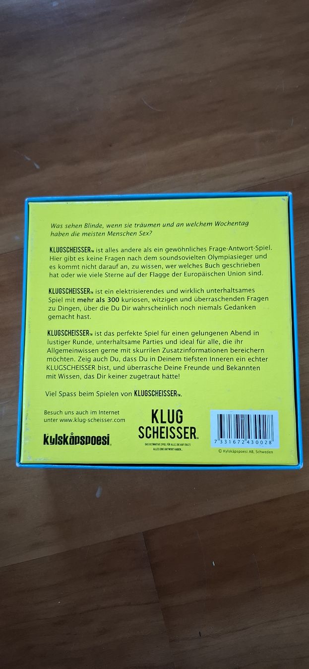 Giochi: Spiel Klugscheisser – Usato da Wuppenau venduto da Jaqueline 1