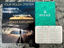 ROLEX Explorer II-Full Set of Original Booklets,English,1988