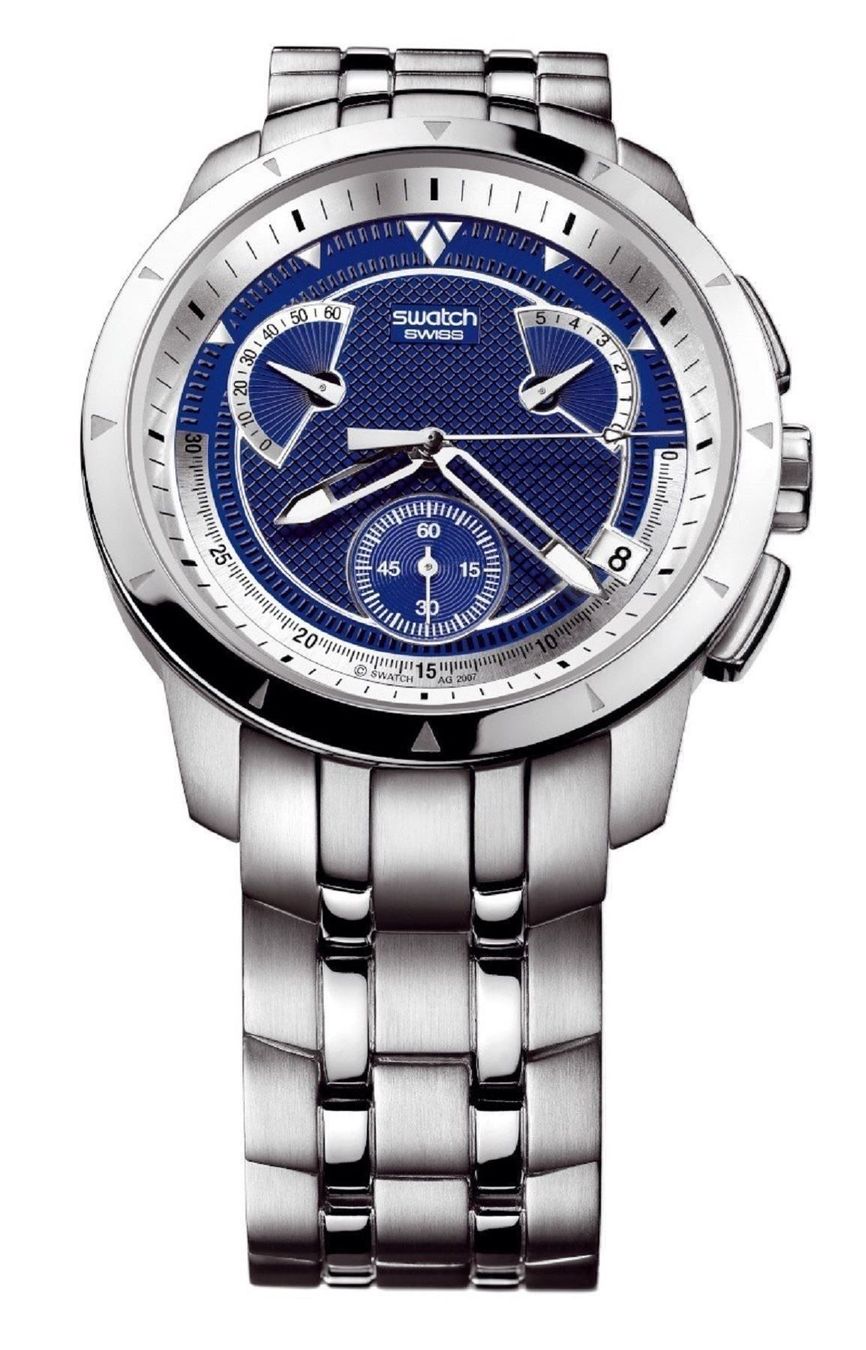 Swatch Irony Chrono Retrograde DARK STEEL ★ ungetragen (Neu und ...