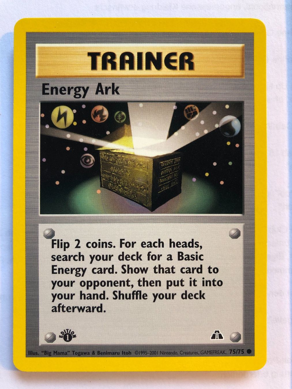 Carte collezionabili: Energy Ark 1st Neo Discovery - MINT - ab 1.- – Usato da Giubiasco venduto da dan_pr8b