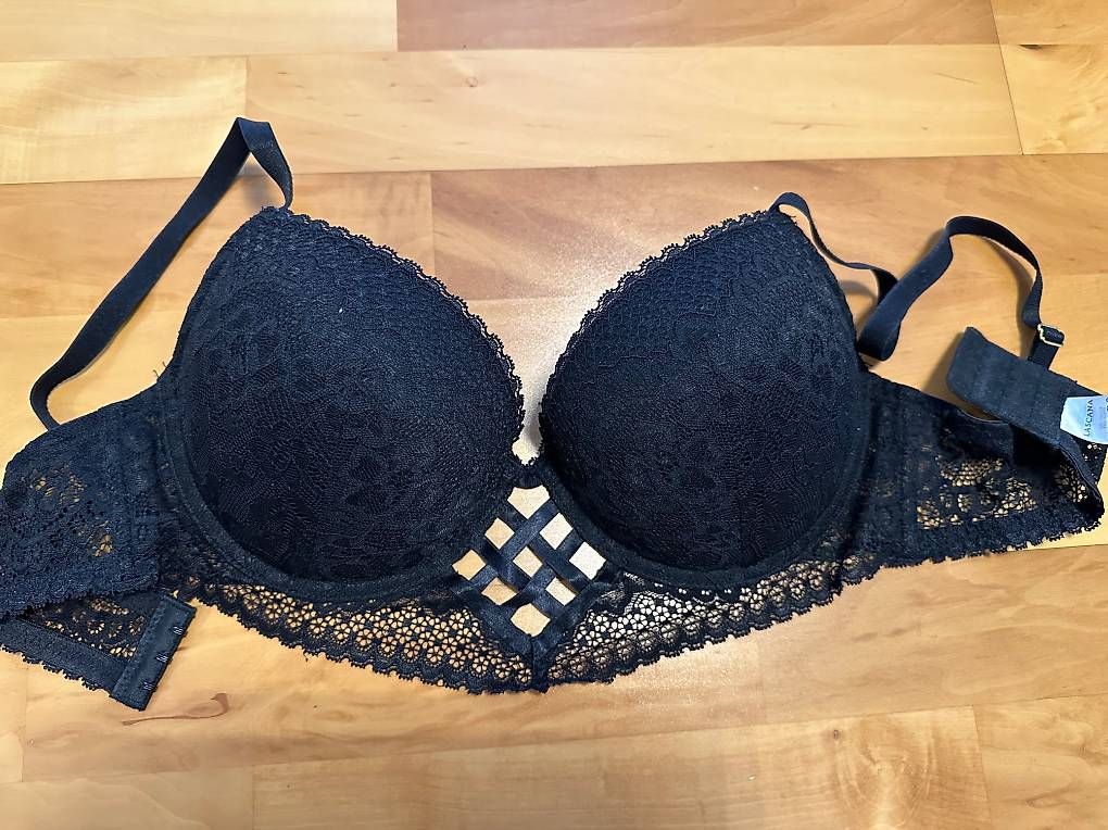 Stoffe: BH von Lascana schwarz/Spitze – Neu (gemäss Beschreibung) aus Niederhasli von R__A
