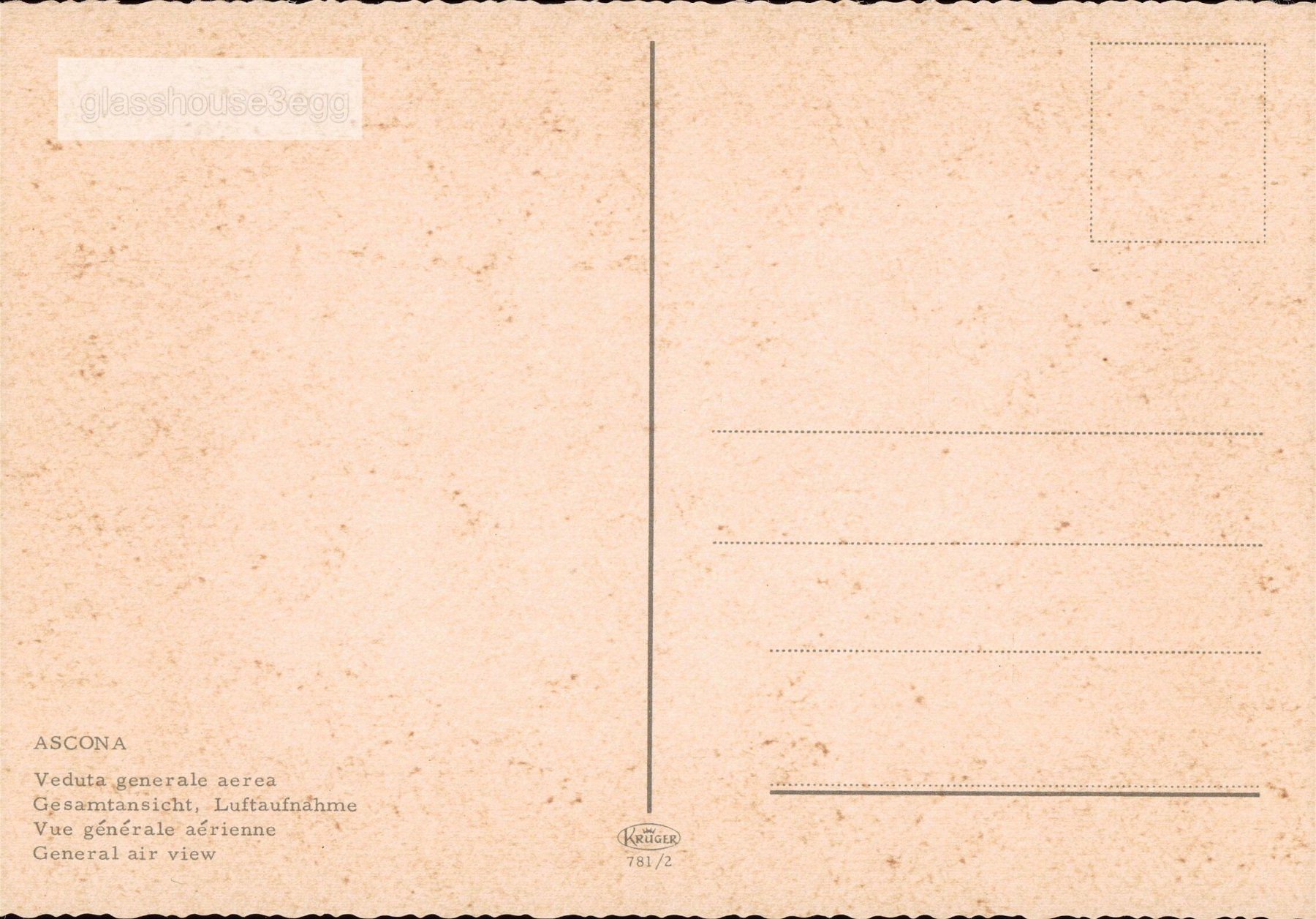 Cartoline postali: AK ASCONA - Gesamtansicht, Luftaufnahme – Usato da Eggersriet venduto da glasshouse3egg 1