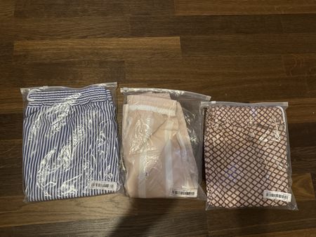 3 Herren Badehosen mit Streifen und Karomuster