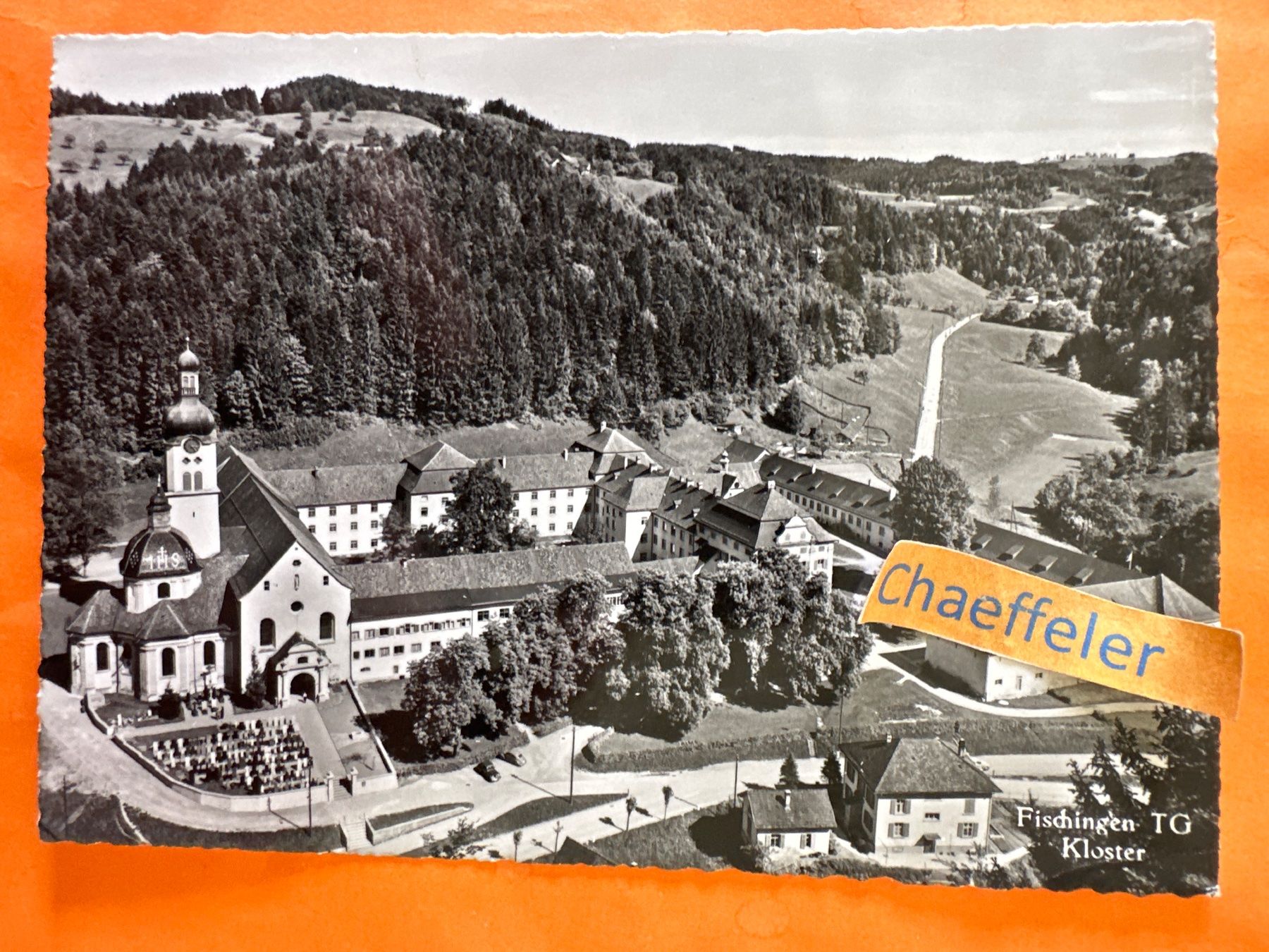 Cartoline postali: 1970 Fischingen TG, Kloster – Usato da Zürich venduto da Chaeffeler