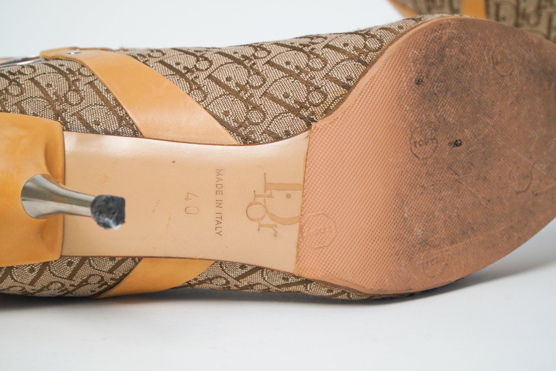 Dior Damenschuhe: Bottines Christian Dior Toile monogrammée & cuir – Gebraucht aus Bogis-Bossey von VNT-GE.ch 3