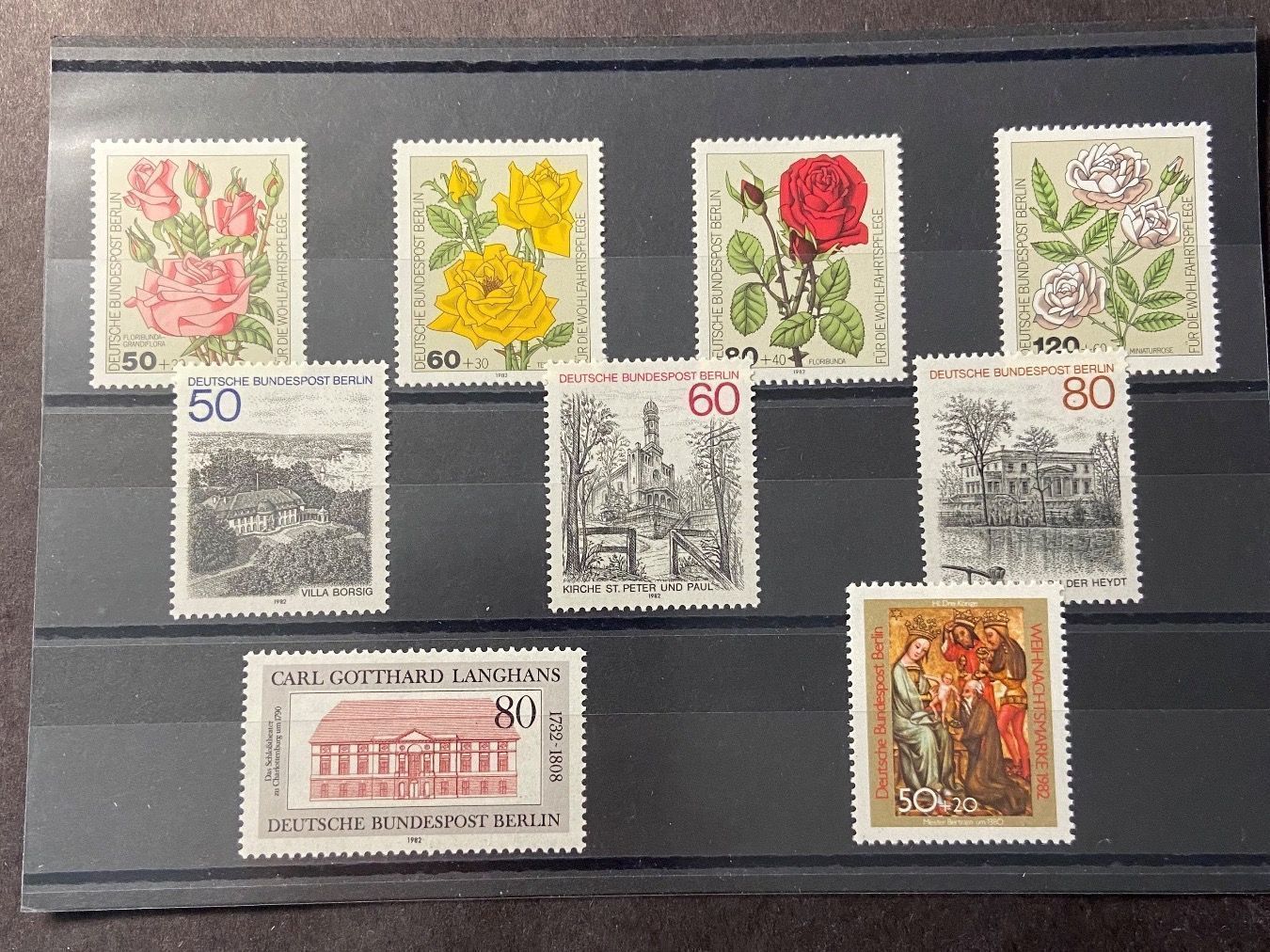 Alle Briefmarken: Berlin 1982 Jahresausgabe ** – Gebraucht aus Wil SG von fva01 3