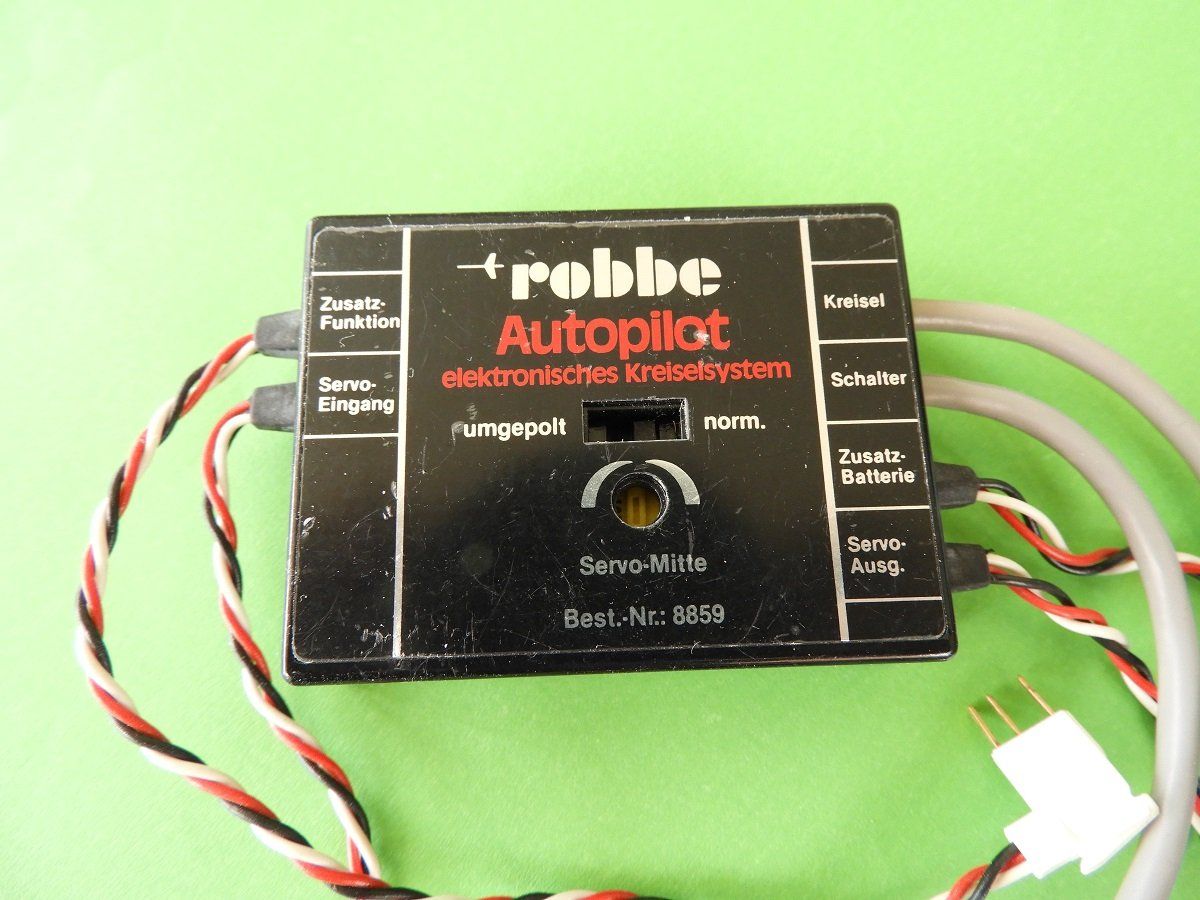 Robbe Modellismo RC: Robbe Autopilot 8859 elektronisches Kreiselsystem RC – Usato da Winterthur venduto da Spur1 1