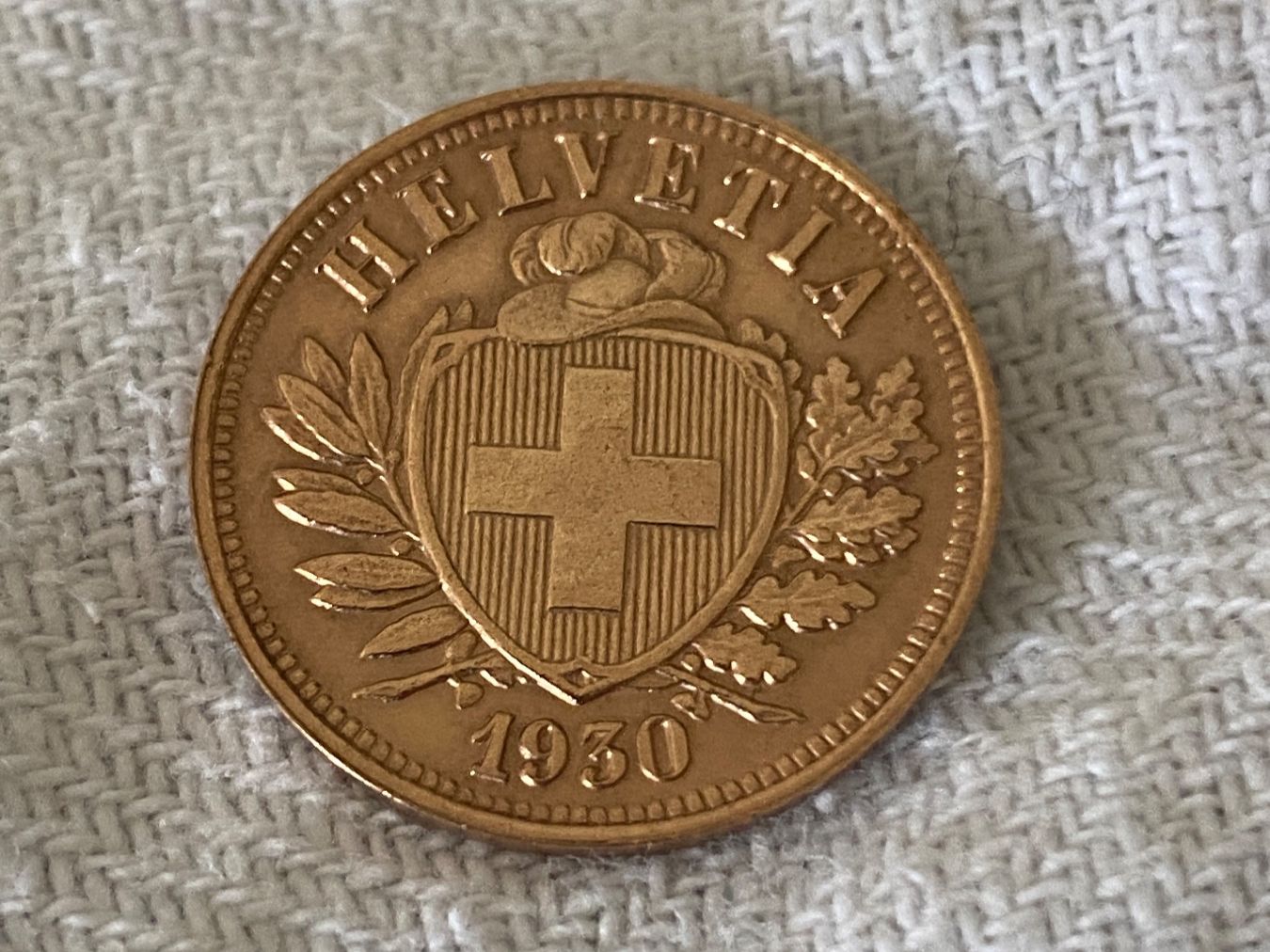 Tutti le monete: 2 centimes/rappen 1930 – Usato da Nyon venduto da Ilmi09
