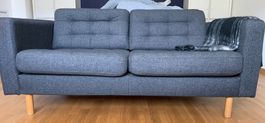 IKEA Couch Sofa KARLSKRONA 2 Sitzer dunkelgrau