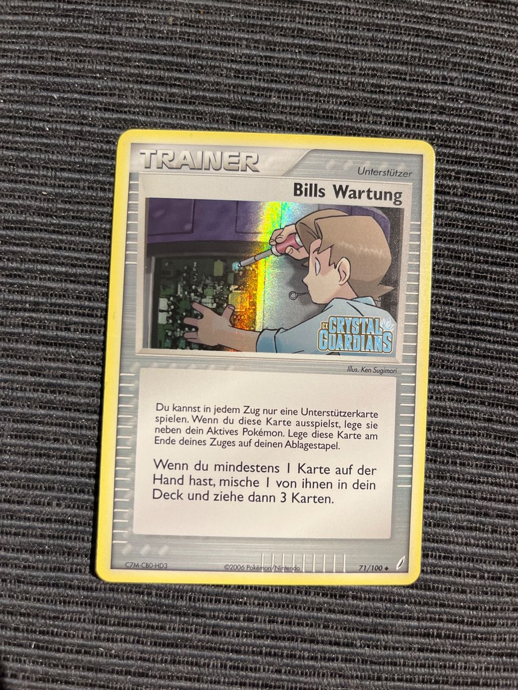Pokémon Sammelbilder & Trading cards: Pokemon Bills Wartung Reverse Holo Ex Crystal Guardians – Neu (gemäss Beschreibung) aus Wabern von Collectfun