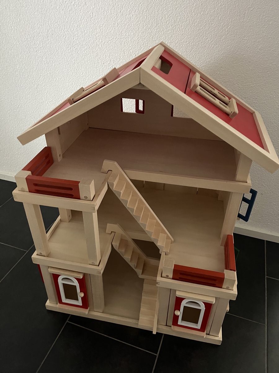 Case e mobili per bambole: Puppenhaus aus Holz – Usato da Arth venduto da Pancake02 1