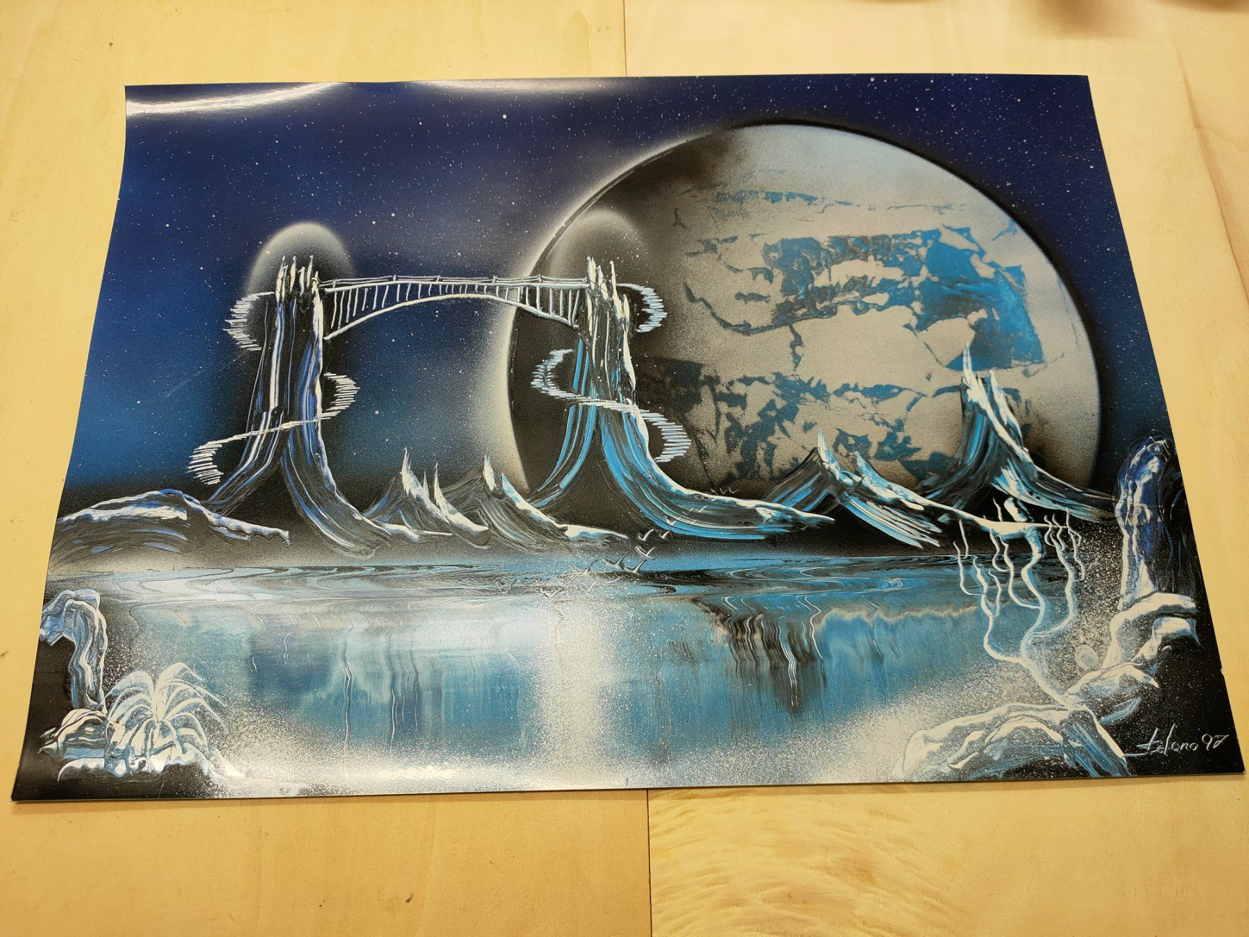 Dipinti: Fantasy, Welten, Gemälde, Kunst – Usato da Rorschacherberg venduto da J40070