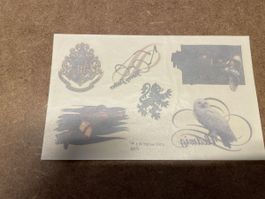 Harry Potter Tattoo Sticker, Zauber Motive. Vintage!