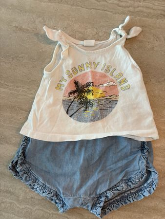 Baby Sommer Set, 3 Teile, Grösse 68