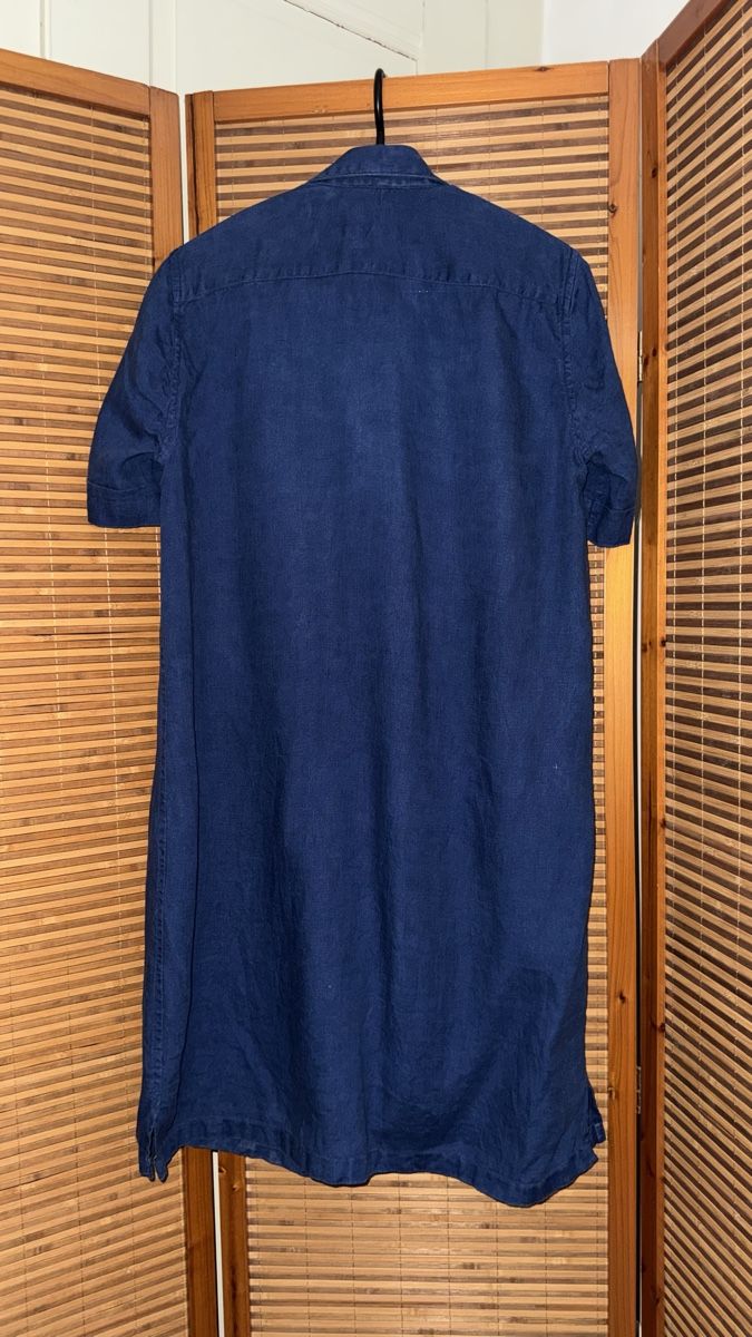 Kleider: Leinenkleid blau, 42 – Gebraucht aus Gümligen von morticiaaddams 2