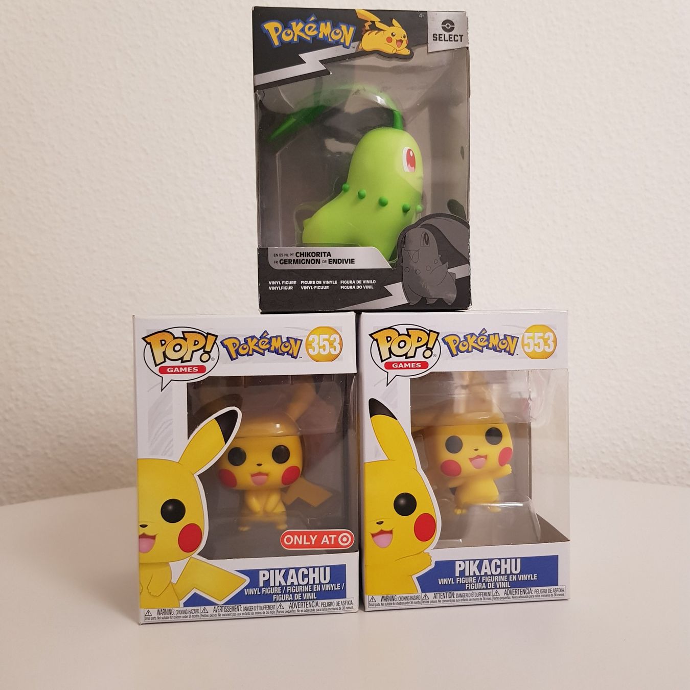 Statuette: 3x Pokémon Figur – Nuovo e nell'imballaggio originale da Münchenstein venduto da 2DGames