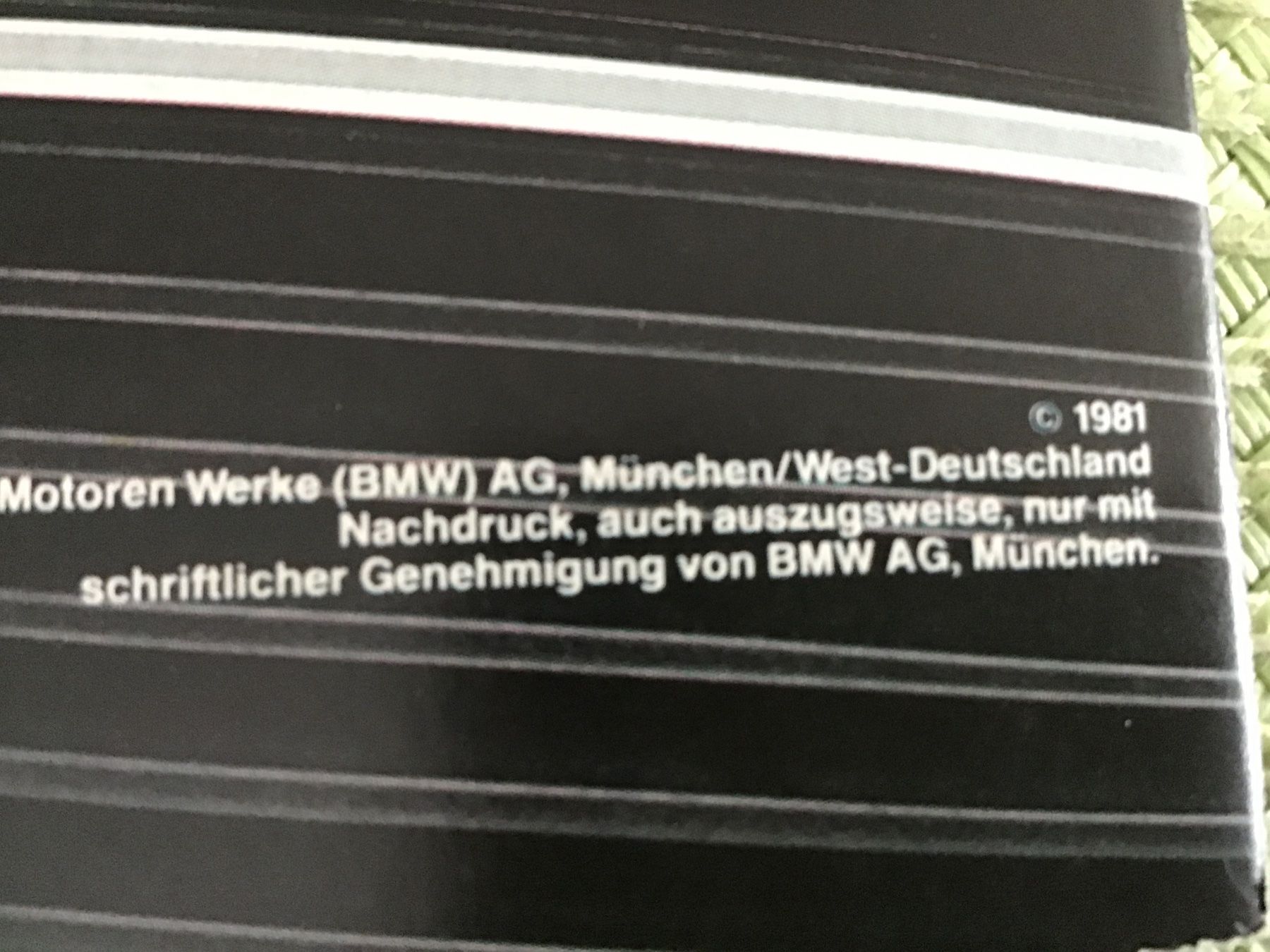 BMW Documenti: BMW-Programm 1981 Verkaufsprospekt gelocht 20 Seiten – Usato da Scherzingen venduto da Starseller62 8