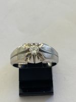 Ring 750 Weiss Gold Diamant guter Zustand