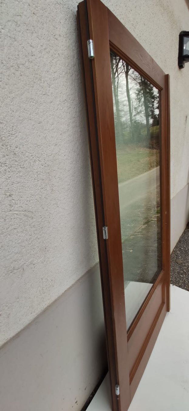 Baustoffe & - elemente: Porte double, vitrée, extérieure, triple vitrage – Neu (gemäss Beschreibung) aus Essertes von  8