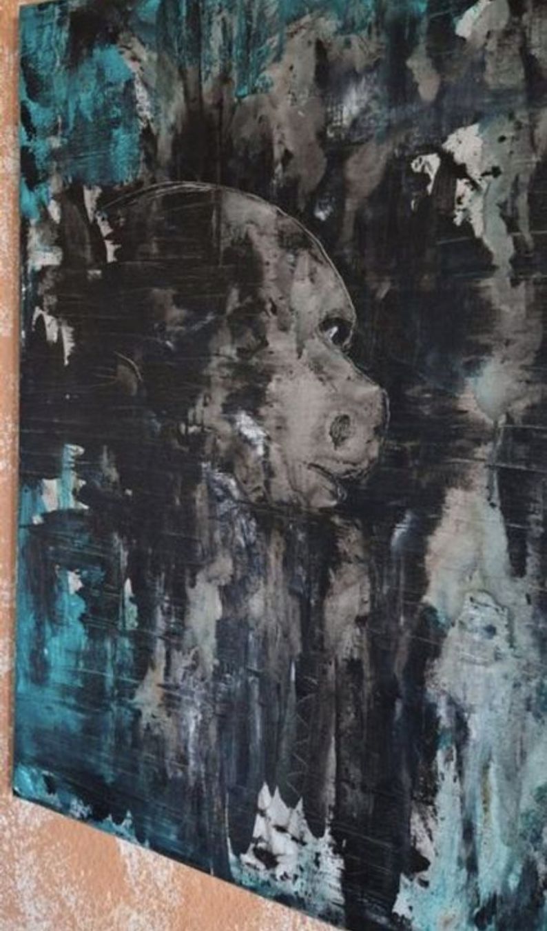 Dipinti: Original Gemälde - Abstraktes Gesicht handmade 60×80 – Nuovo (secondo la descrizione) da Riehen venduto da Steinbock1970 1